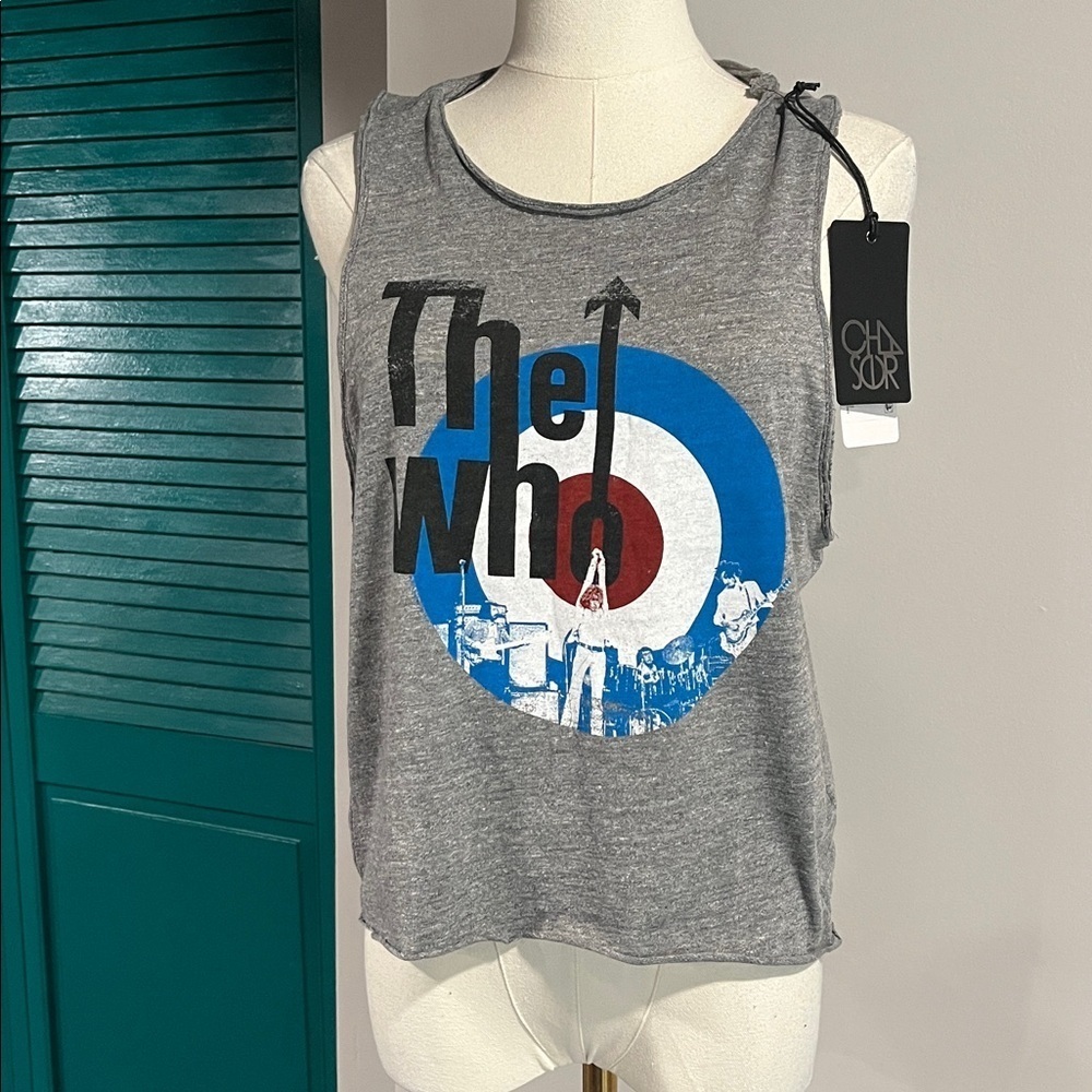 Chaser NWT “The Who” Graphic Muscle Tank | Vintage Rock Band Tee - Picture 3 of 11